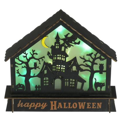 LED Dekoracija HALLOWEEN LED/2xAA/multicolor ukleta kuća