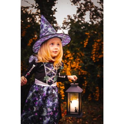 LED Dekoracija HALLOWEEN LED/3xAAA/topla bijela fenjer