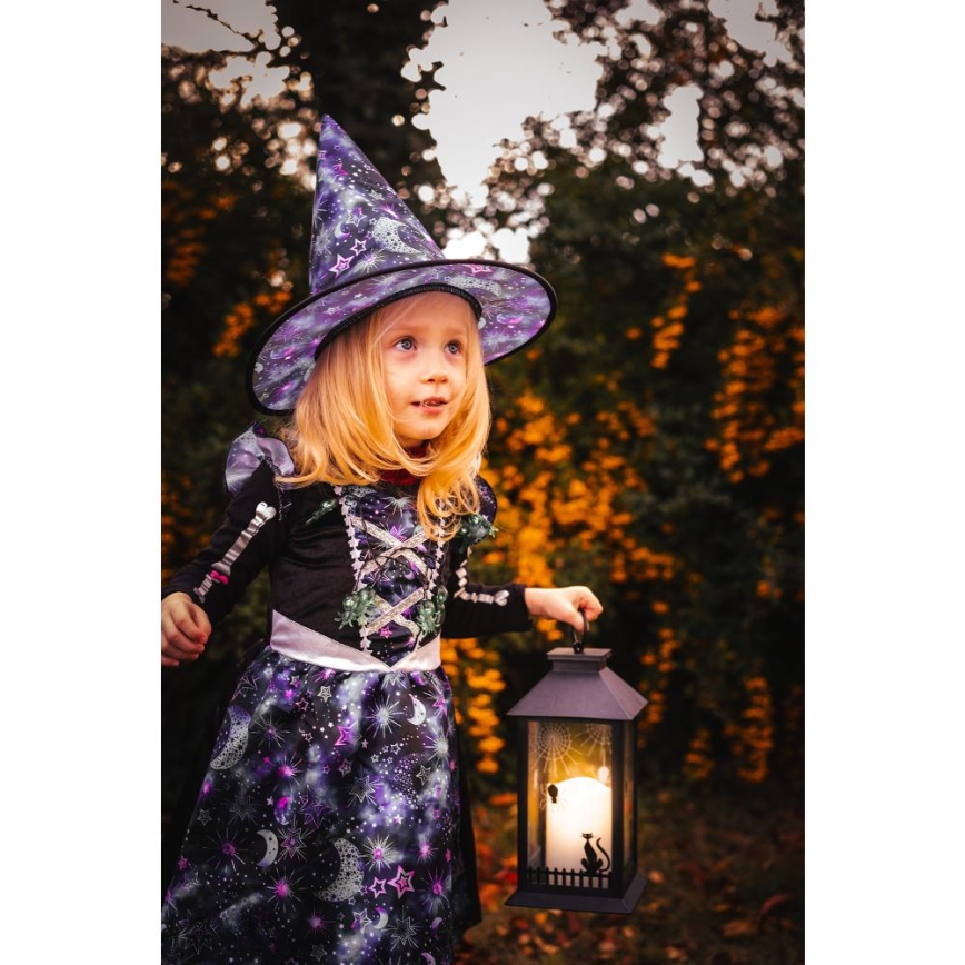 LED Dekoracija HALLOWEEN LED/3xAAA/topla bijela fenjer