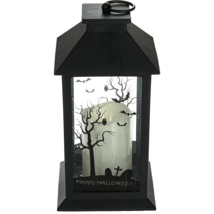 LED Dekoracija HALLOWEEN LED/3xAAA/topla bijela fenjer
