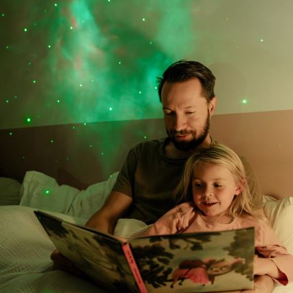 Retlux - LED dječji projektor 230V astronaut 23,3 cm + daljinski upravljač