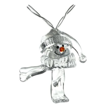 LED  lanac 10xLED/2xAA/topla bijela 1,65m snjegovići