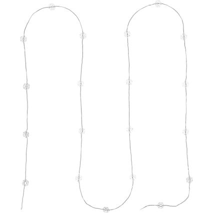 LED  lanac 20xLED/2xAA 2,3m hladno bijela