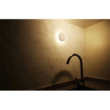 LED Orijentacijska svjetiljka sa senzorom LED/0,45W/3xAAA 3000K bijela