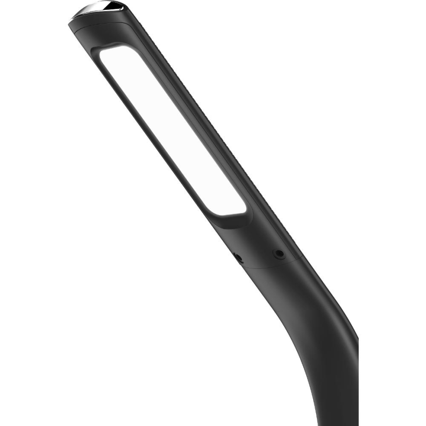 LED Prigušiva stolna lampa s bežičnim punjenjem Qi 5W i zaslonom LED/6W/230V 3000/4000/6000K crna