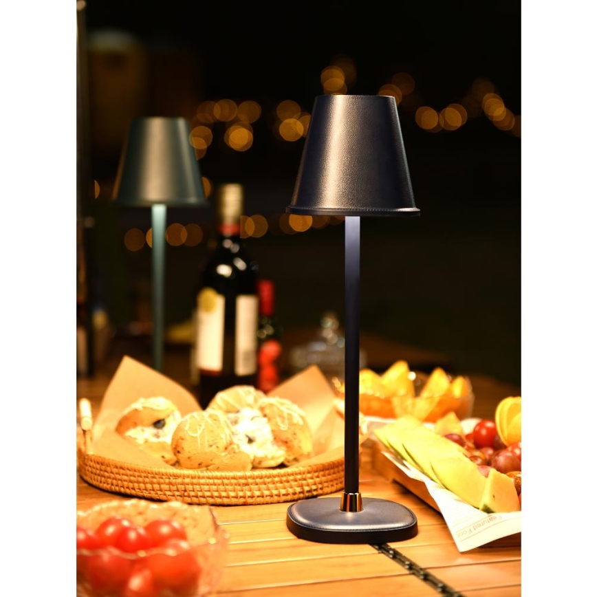 LED Prigušiva punjiva stolna lampa LED/3W/1800 mAh tamno plava
