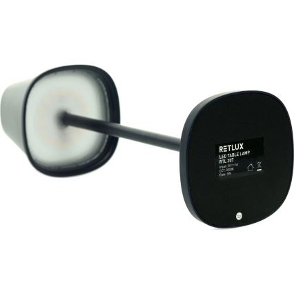 LED Prigušiva punjiva stolna lampa LED/3W/1800 mAh tamno plava