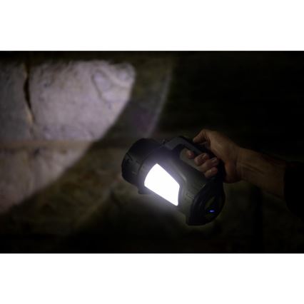 LED Prigušiva vanjska punjiva baterijska svjetiljka s powerbankom LED/21W/4400mAh IP44