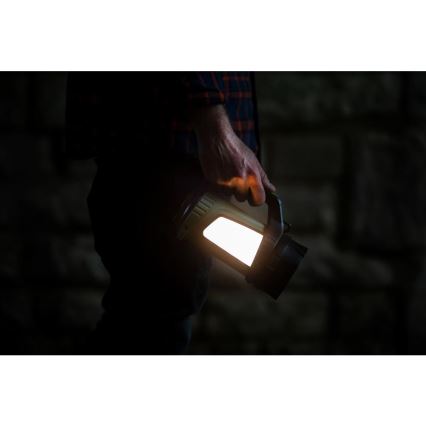LED Prigušiva vanjska punjiva baterijska svjetiljka s powerbankom LED/21W/4400mAh IP44