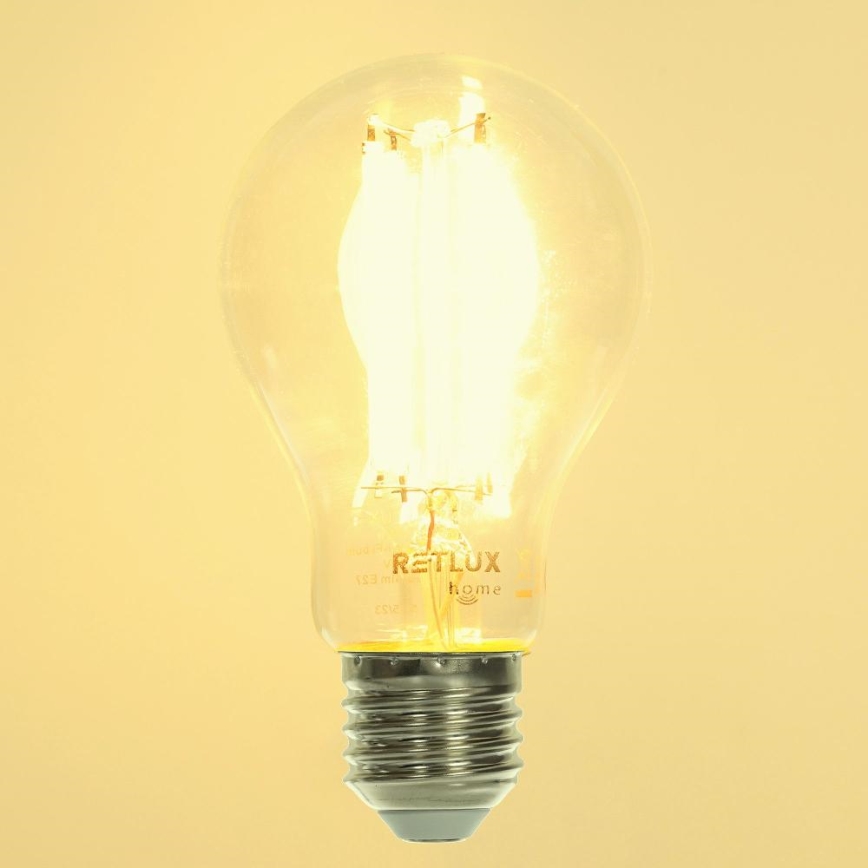 LED Prigušiva žarulja FILAMENT A60 E27/7W/230V 2700-6500K Wi-Fi Tuya