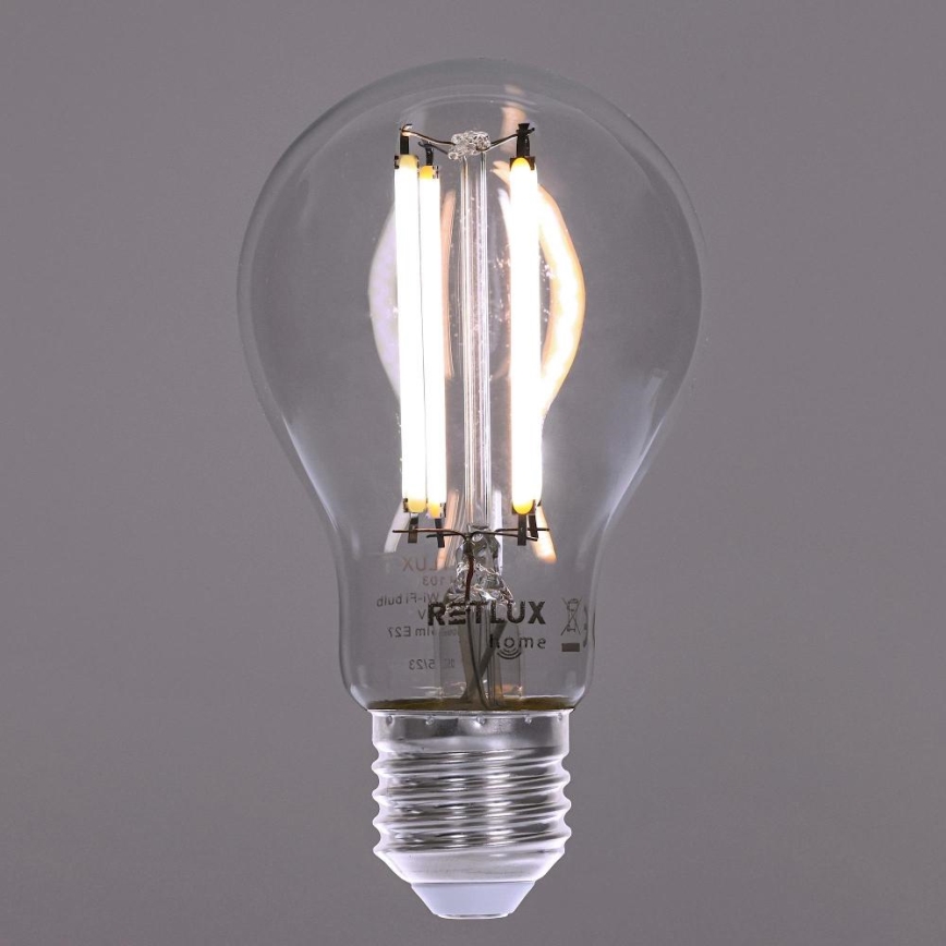 LED Prigušiva žarulja FILAMENT A60 E27/7W/230V 2700-6500K Wi-Fi Tuya