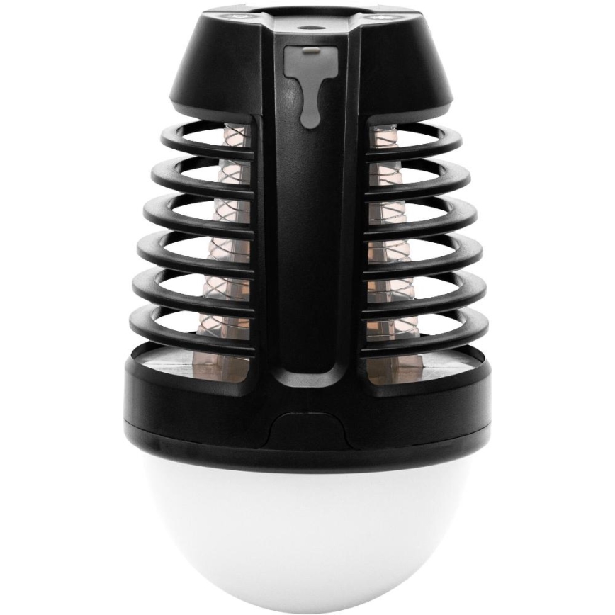 Retlux - LED Prijenosna punjiva lampa s hvatačem insekata LED/5W/1800 mAh IP44 crna