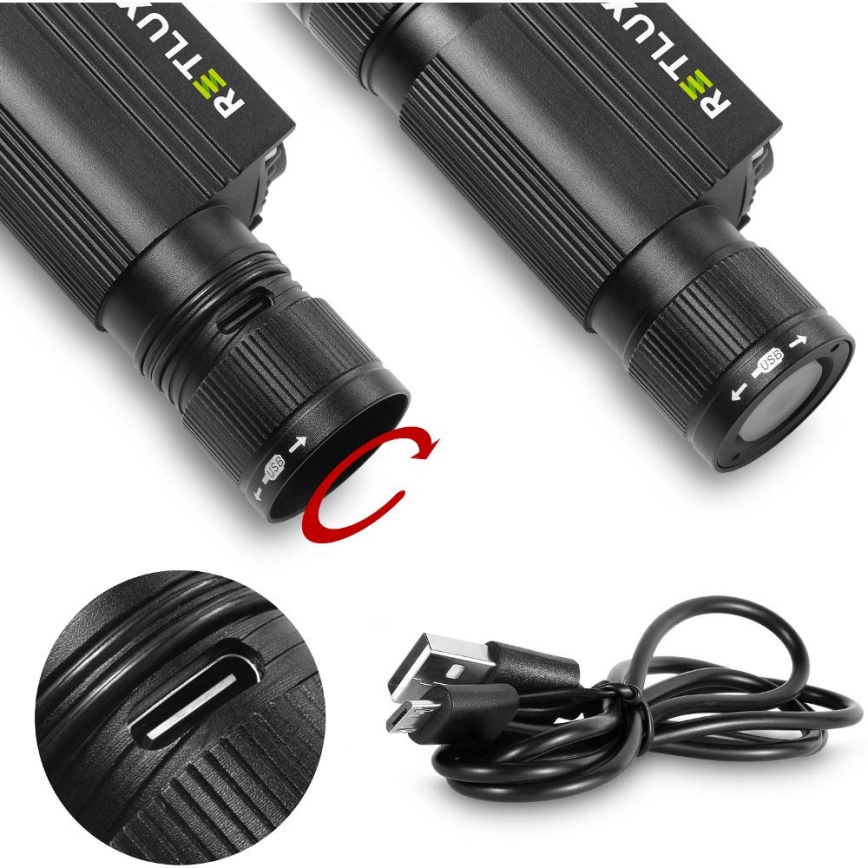 LED Punjiva aluminijska čeona svjetiljka LED/2600 mAh IP66