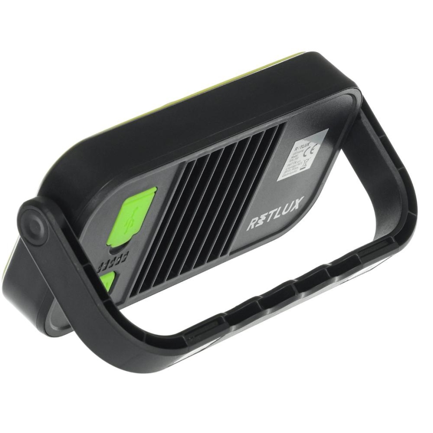 LED radna svjetiljka s funkcijom powerbanke LED/4400 mAh IP44 žuta/crna