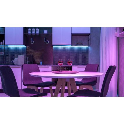 LED RGBW Pametna prigušiva traka 5m LED/230V 2700-6500K Wi-Fi Tuya + daljinski upravljač