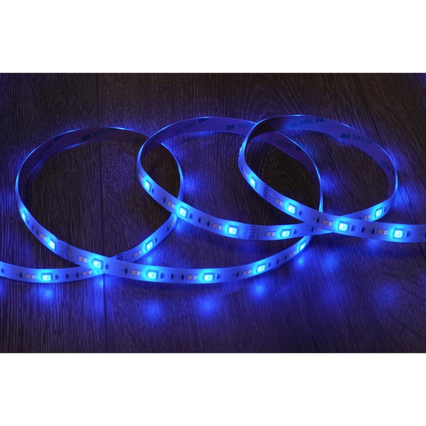 LED RGBW Pametna prigušiva traka 5m LED/230V 2700-6500K Wi-Fi Tuya + daljinski upravljač