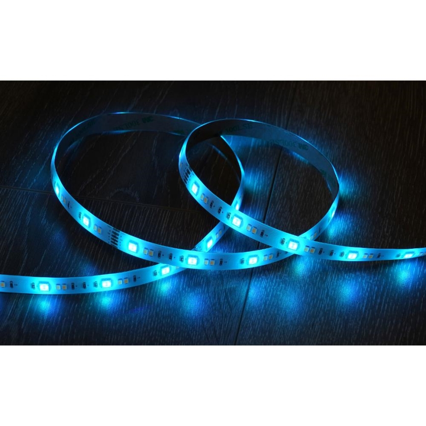 LED RGBW Pametna prigušiva traka 5m LED/230V 2700-6500K Wi-Fi Tuya + daljinski upravljač