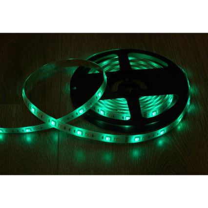 LED RGBW Pametna prigušiva traka 5m LED/230V 2700-6500K Wi-Fi Tuya + daljinski upravljač