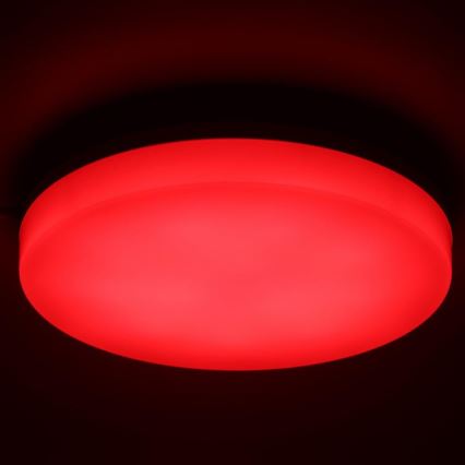 LED RGBW Prigušiva stropna svjetiljka za kupaonicu LED/20W/230V Wi-Fi IP44 bijela