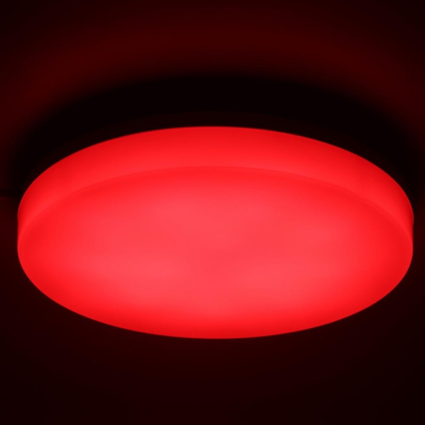 LED RGBW Prigušiva stropna svjetiljka za kupaonicu LED/20W/230V Wi-Fi IP44 bijela