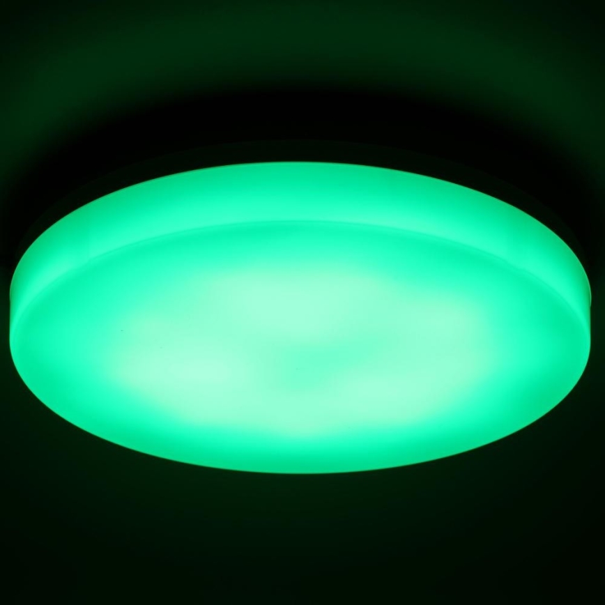 LED RGBW Prigušiva stropna svjetiljka za kupaonicu LED/20W/230V Wi-Fi IP44 bijela