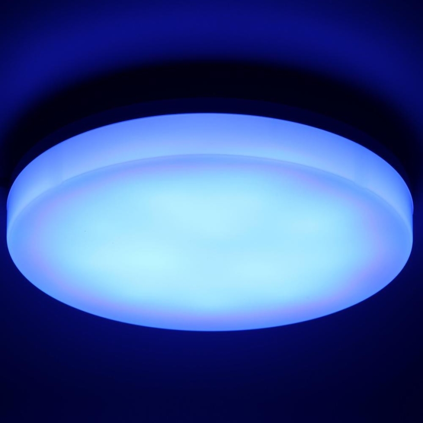 LED RGBW Prigušiva stropna svjetiljka za kupaonicu LED/20W/230V Wi-Fi IP44 bijela