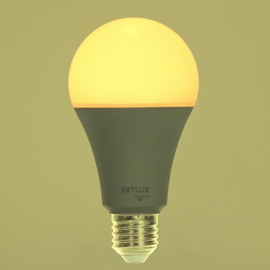 LED RGBW Prigušiva žarulja A70 E27/14W/230V 2700-6500K Wi-Fi Tuya