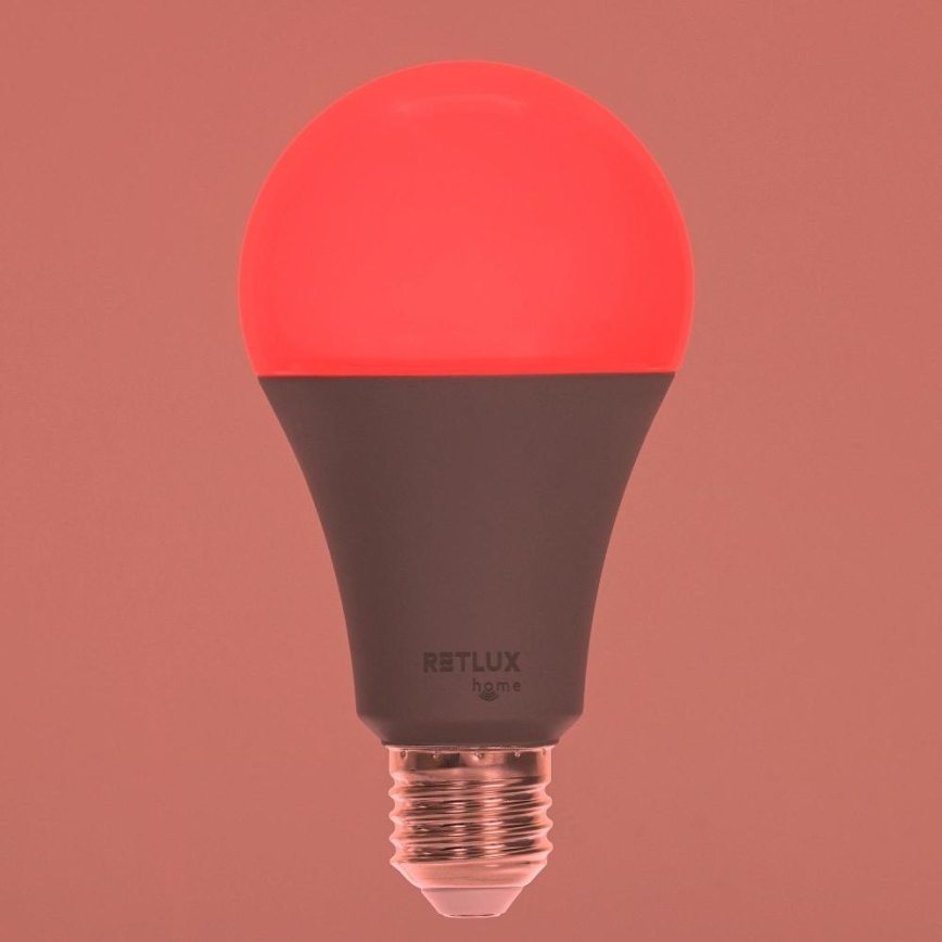 LED RGBW Prigušiva žarulja A70 E27/14W/230V 2700-6500K Wi-Fi Tuya