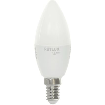 LED RGBW Prigušiva žarulja C37 E14/4,5W/230V 2700-6500K Wi-Fi Tuya