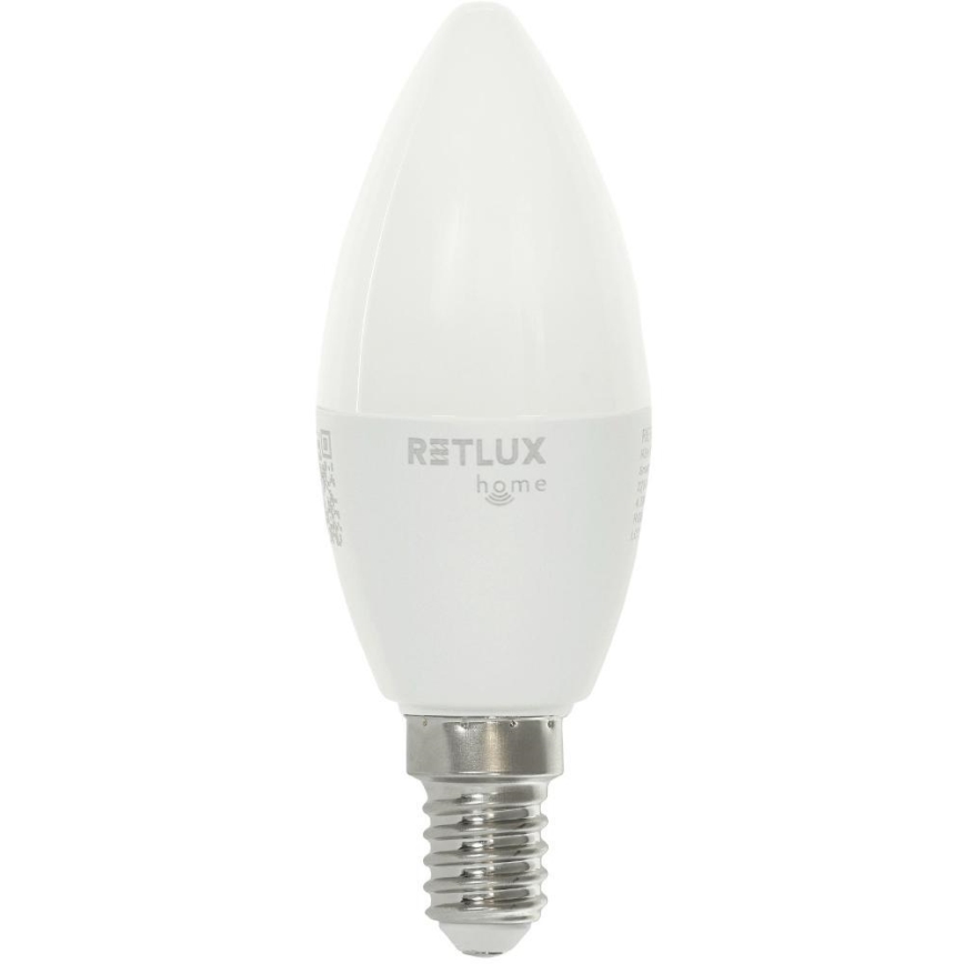 LED RGBW Prigušiva žarulja C37 E14/4,5W/230V 2700-6500K Wi-Fi Tuya
