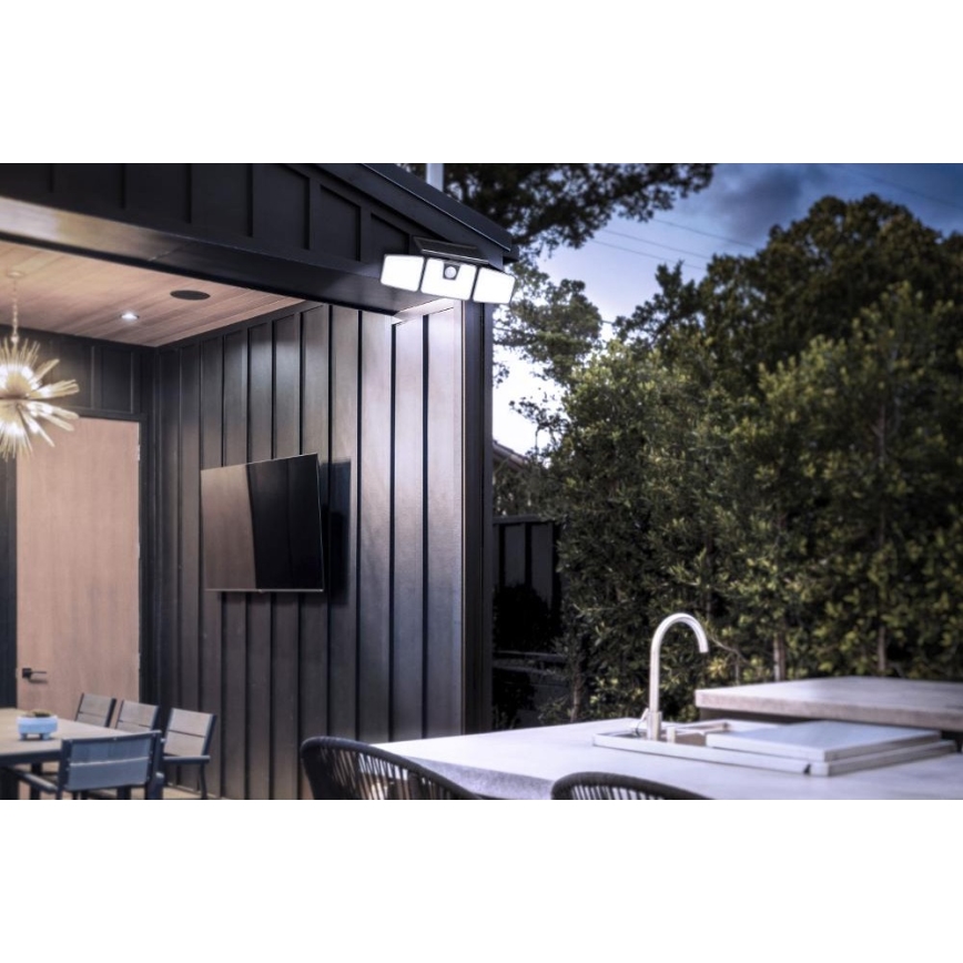Retlux - LED solarni reflektor sa senzorom LED/6,5W/3,7V 1200 mAh IP44