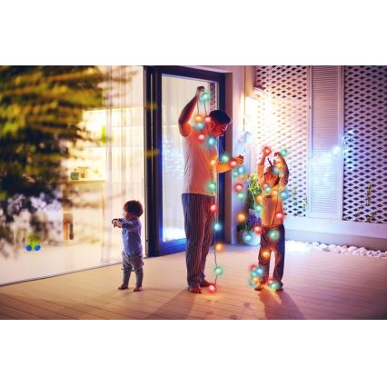 LED Vanjske božićne lampice 80xLED/25m IP44 multicolor