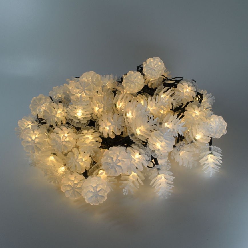 LED Vanjske božićne lampice 80xLED/25m IP44 topla bijela