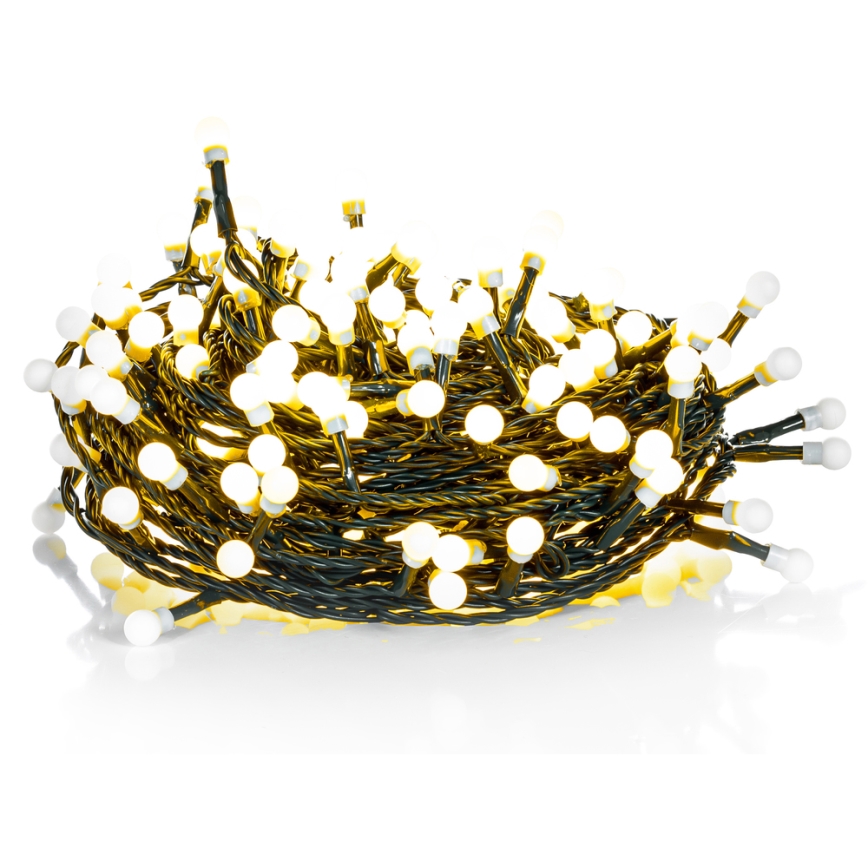 LED vanjski niz 100xLED/8 funkcija 15m IP44 topla bijela