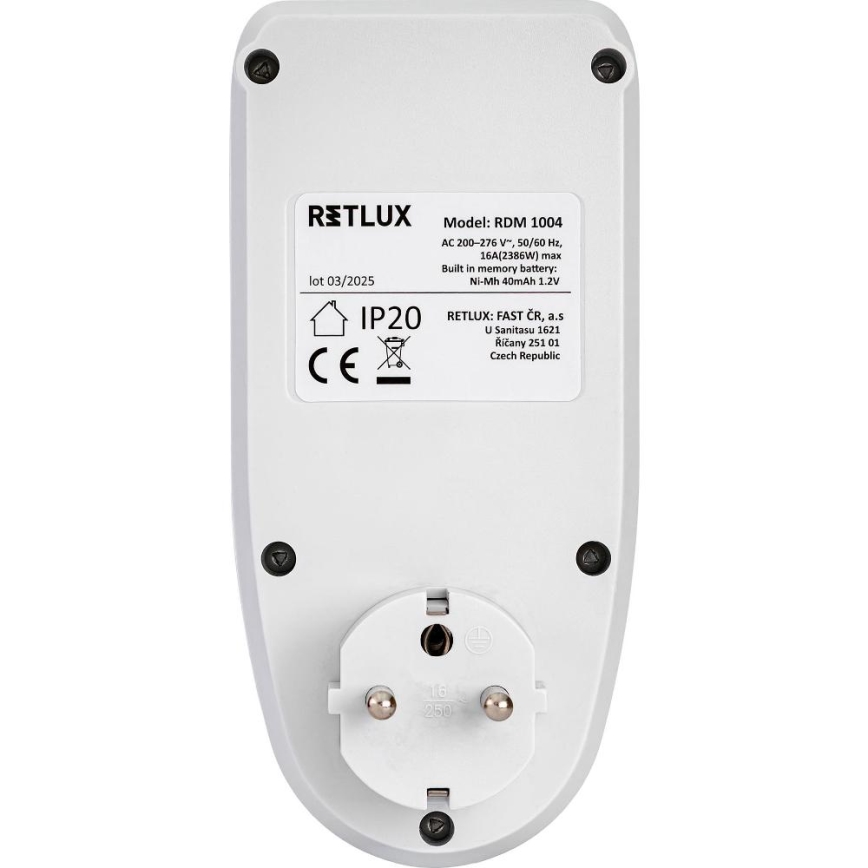 Mjerač potrošnje električne energije 3680W/230V