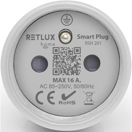 Pametna utičnica 3680W/230V/Tip E/16A Wi-Fi Tuya