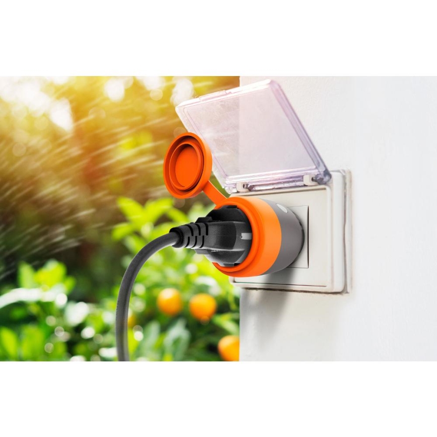 Pametna vanjska utičnica 3680W/230V/Tip F SCHUKO/16A Wi-Fi IP44