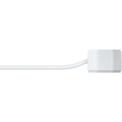 Pametni produžni kabel s prekidačem 4U Tip E + 2x USB-A + 1x USB-C 1,5m Wi-Fi Tuya bijela