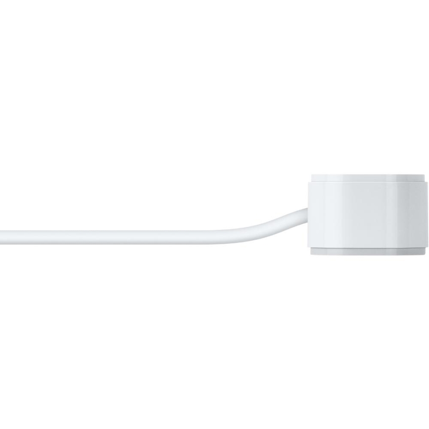 Pametni produžni kabel s prekidačem 4U Tip E + 2x USB-A + 1x USB-C 1,5m Wi-Fi Tuya bijela