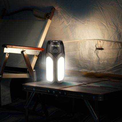 LED punjiva kamperska svjetiljka sa solarnim panelom LED/3W/1600 mAh IPX4