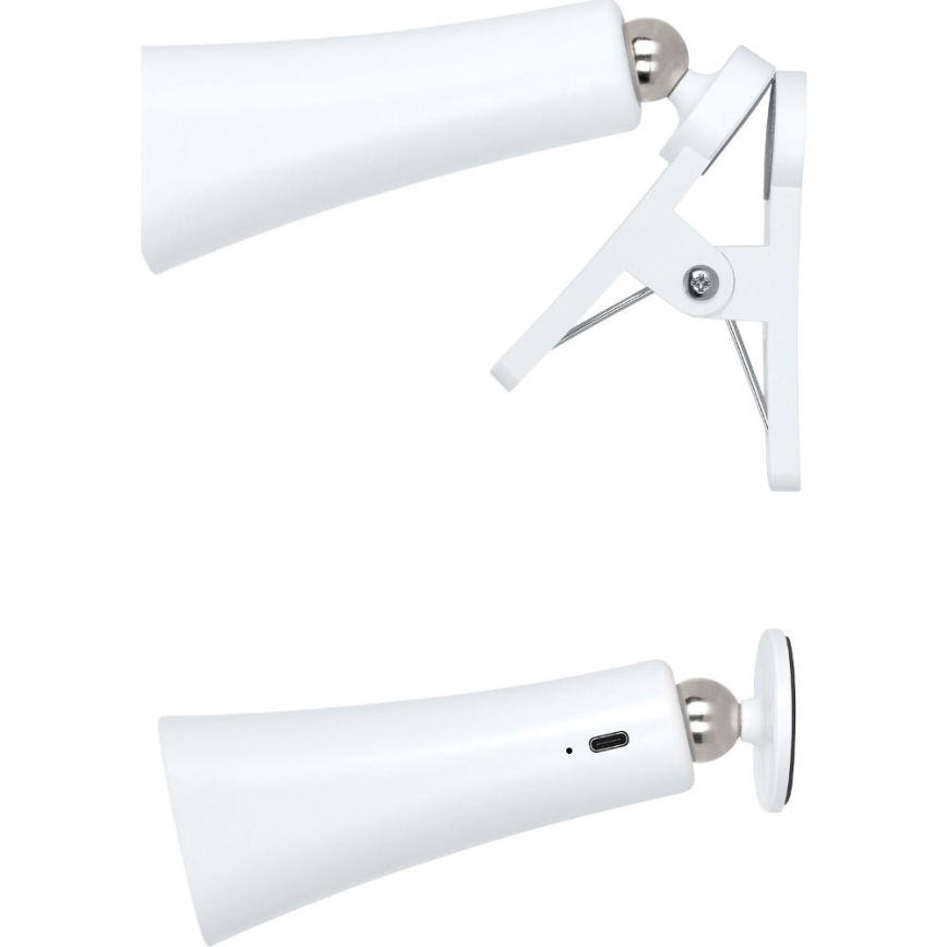 Retlux - punjiva LED lampa s prigušivanjem 3u1 LED/3W/5V 1200 mAh bijela