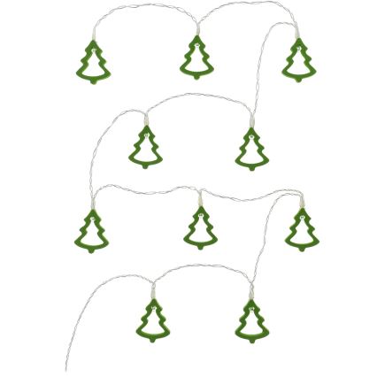 LED dekorativni lanac 10xLED/2xAA 1,6m topla bijela