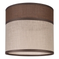 Rezervni abažur za luster, podnu lampu i zidno svjetlo ANDREA E27 promjer 16 cm smeđa/bež