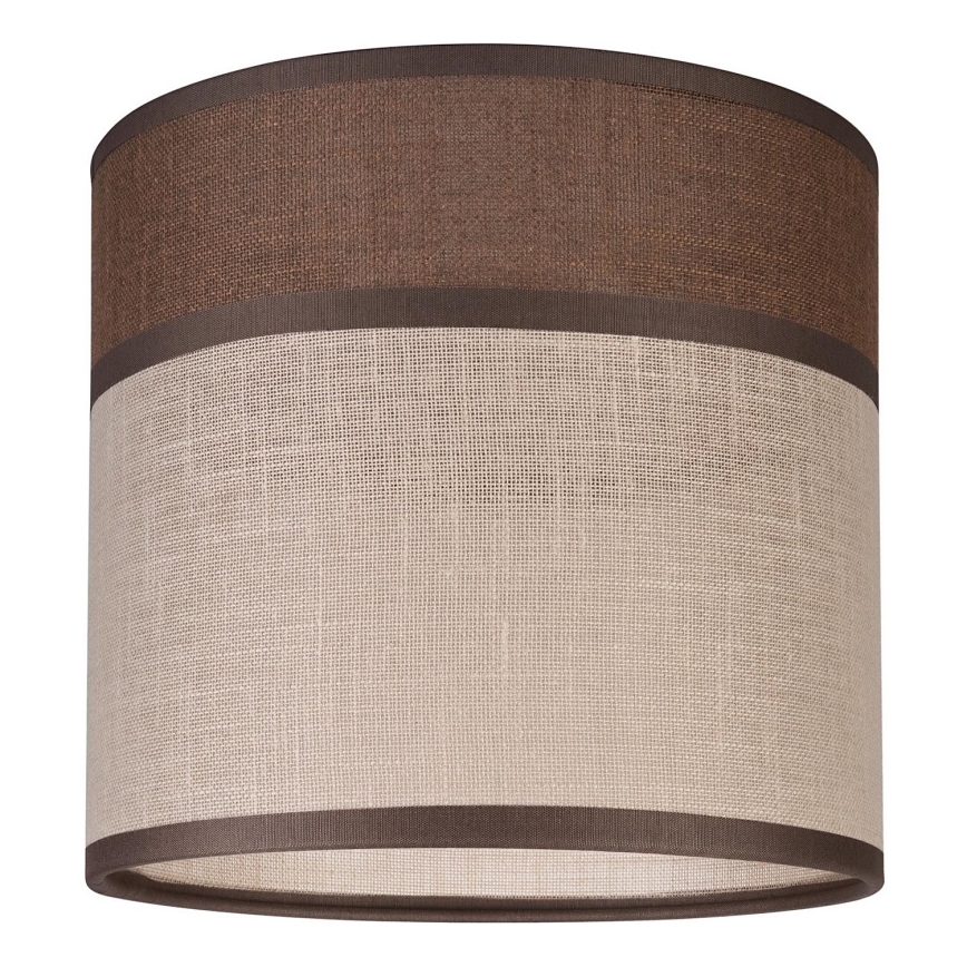 Rezervni abažur za luster, podnu lampu i zidno svjetlo ANDREA E27 promjer 16 cm smeđa/bež