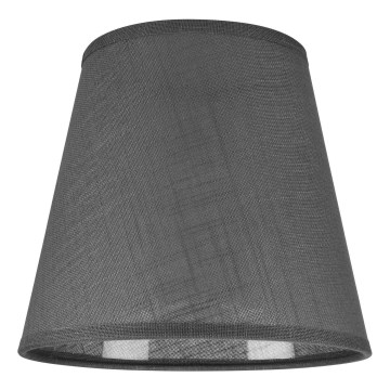 Rezervni abažur za zidnu svjetiljku LORENZO E27 promjera 16 cm, siva