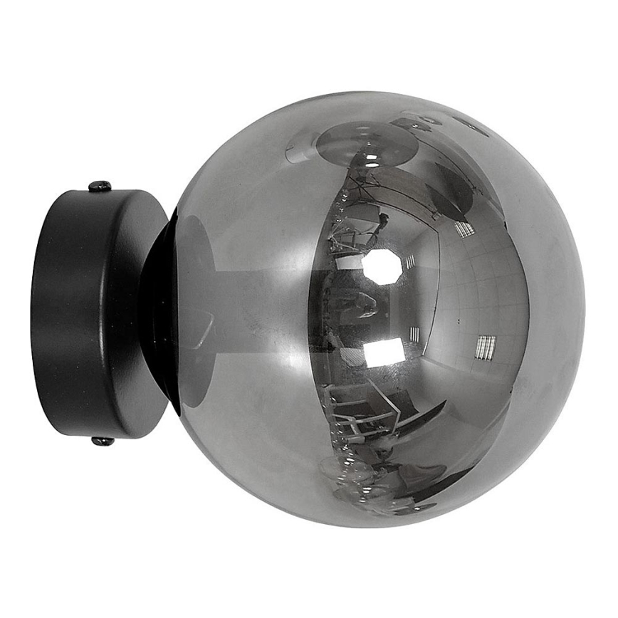 Rezervni abažur za luster i zidnu svjetiljku ROSSI promjera 14 cm siva/dimna