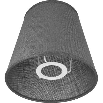 Rezervni abažur za zidnu svjetiljku LORENZO E27 promjera 16 cm, siva