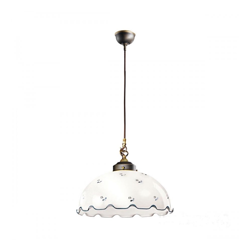 Rezervno staklo univerzalno NONNA E27 promjer 20 cm bijela/plava