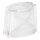 Rezervno staklo za luster E14 10x12 cm bijelo