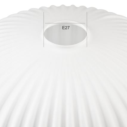 Rezervno staklo za luster HARMA E27 14x25 cm bijelo